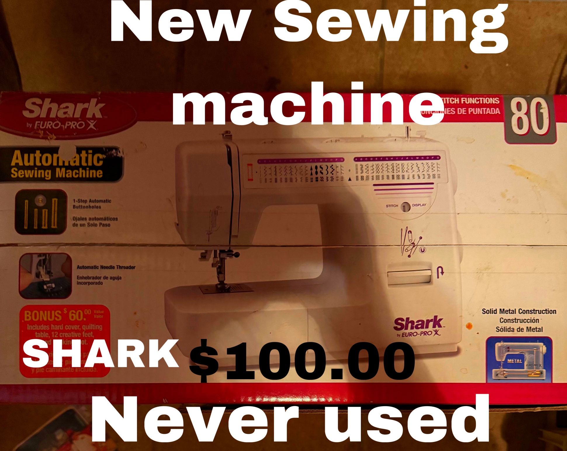 New Shark Sewing Machine