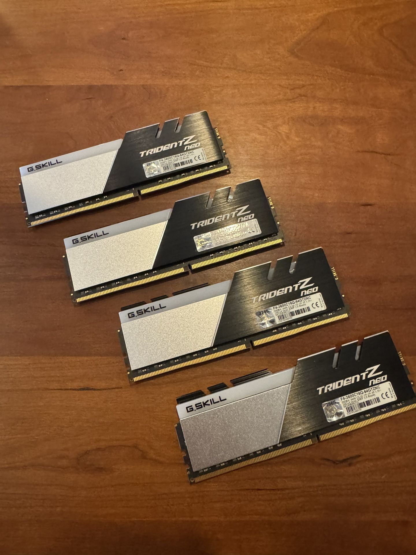 G.SKILL Trident Z Neo 64GB (4x16GB) DDR4 3600MHz RGB RAM – Like New