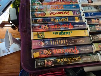 Disney/kids vhs clamshells