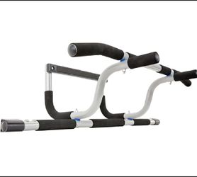 New Other Ultimate Body Press XL Doorway Pull Up Bar W/ Elevated Bar, Black/Gray