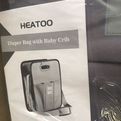HEATOO Diaper Bag Portable Baby Crib