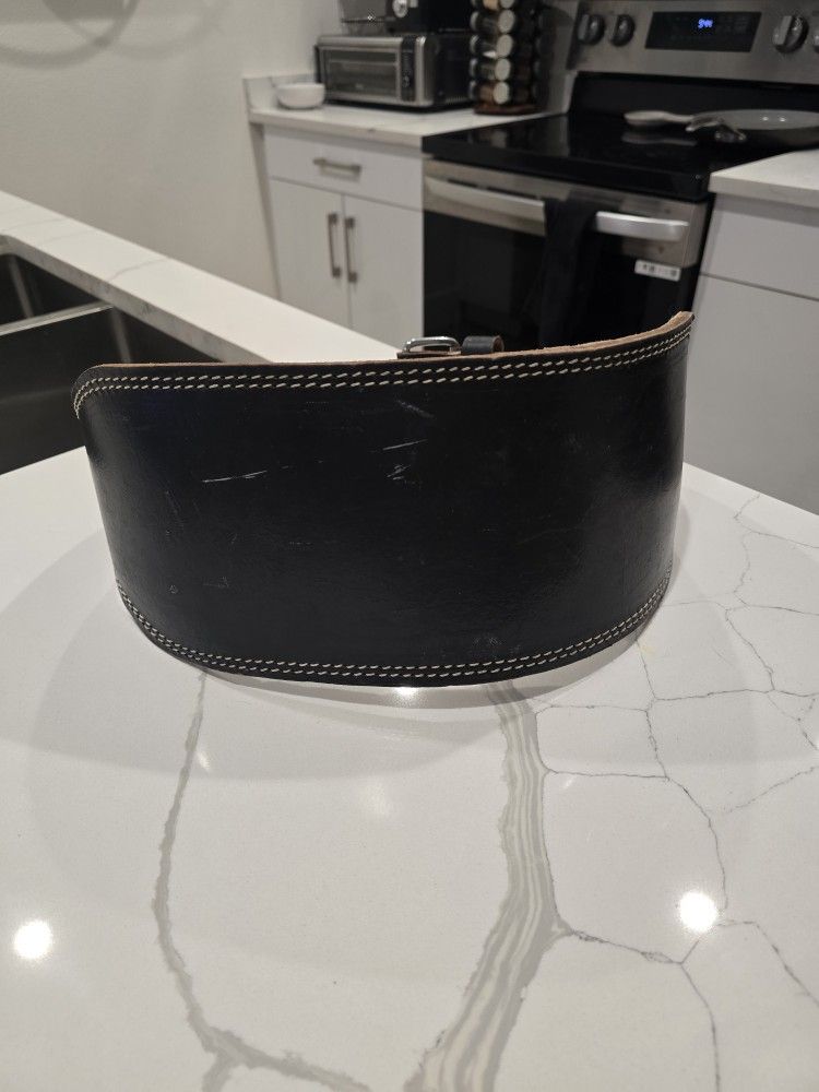 Weight Lifting Leather Belt