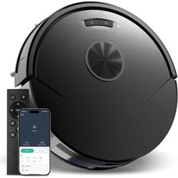 NEW - Robot Vacuum Cleaner and Mop Combo, 2 in 1, with Schedule, Wi-Fi/App/Remote, Self-Charging