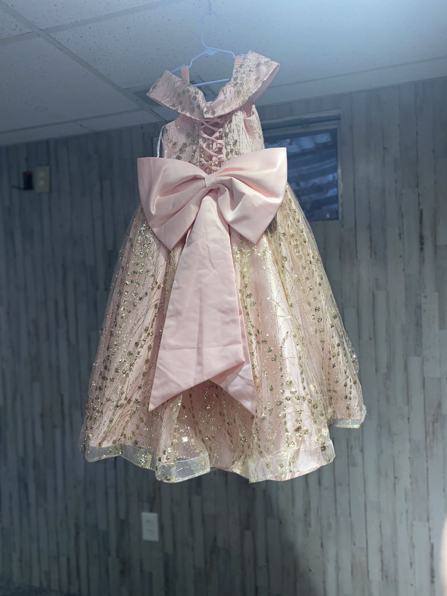 Size 6 Diamond Blush Pink Dress Kids Size