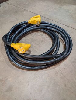 RV Camco Power Grip 50ft 50Amp 4 prong extension cord, used once