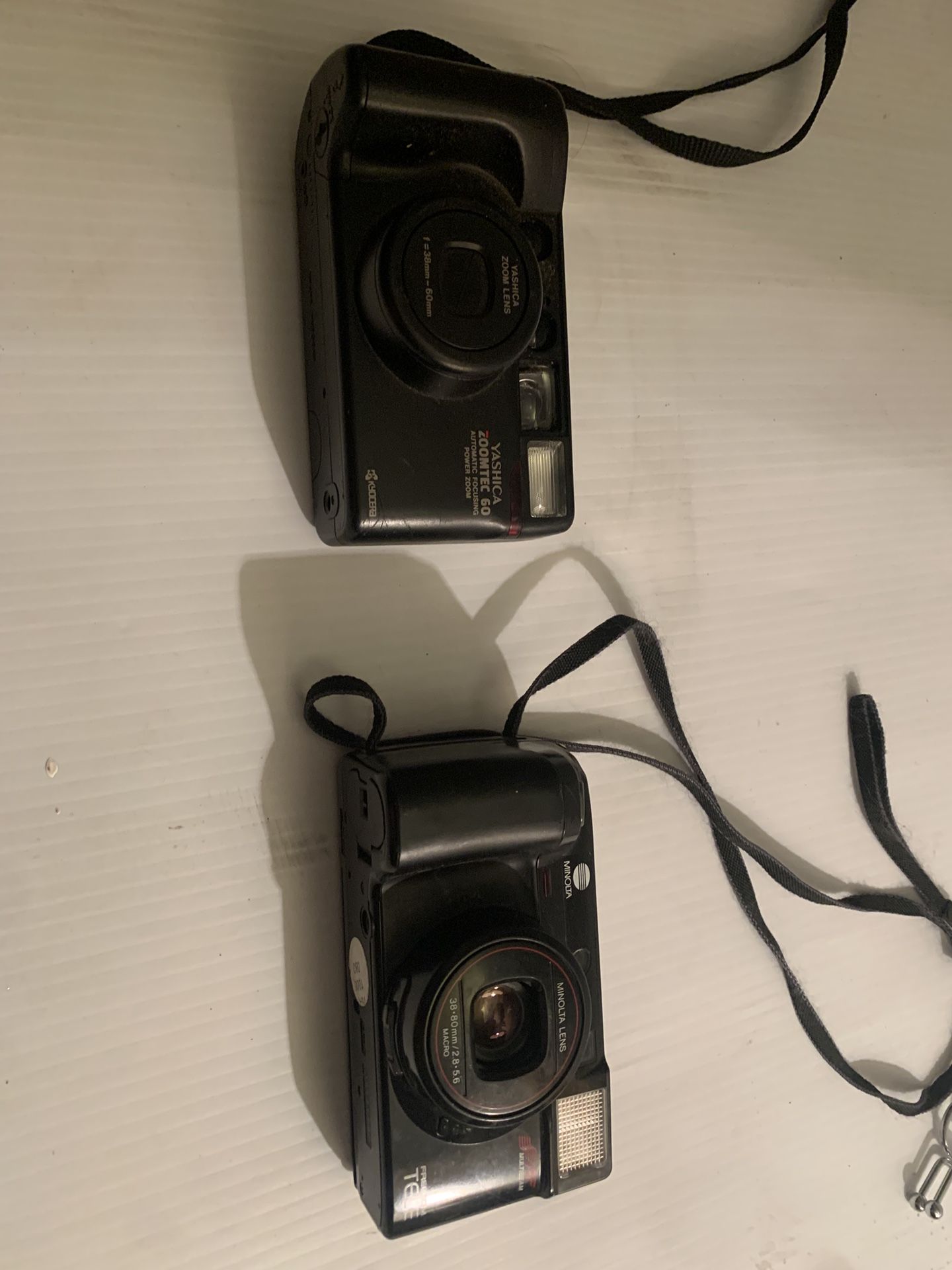 Vintage Point & Shoot Film Cameras – Yashica & Minolta