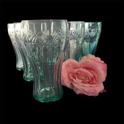 Libbey Green Coca-Cola 16 oz Tumblers