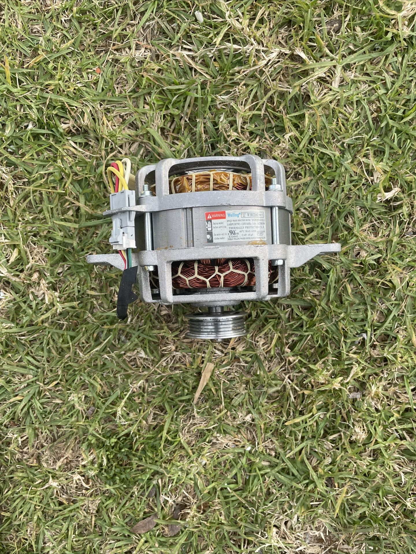 W10623547 WHIRLPOOL WASHER MOTOR. Tested. PREOWNED