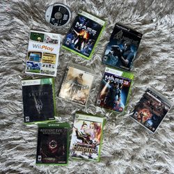 Xbox 360 P2 Wii U Games 