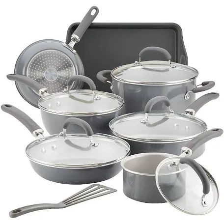 Rachael Ray® Create Delicious 13 pc. Aluminum Nonstick Cookware Set