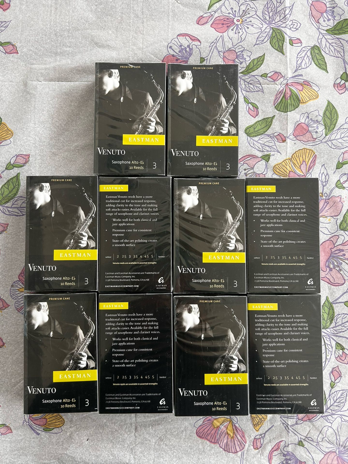 Auto Saxophone Size 3 Reeds 10 Boxes 10 Reeds In Each Box