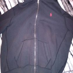 Black Polo Hoodie