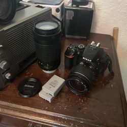 Nikon D5600 + 18-55 f3.5-5.6 + 70-300 f4.5-6.3