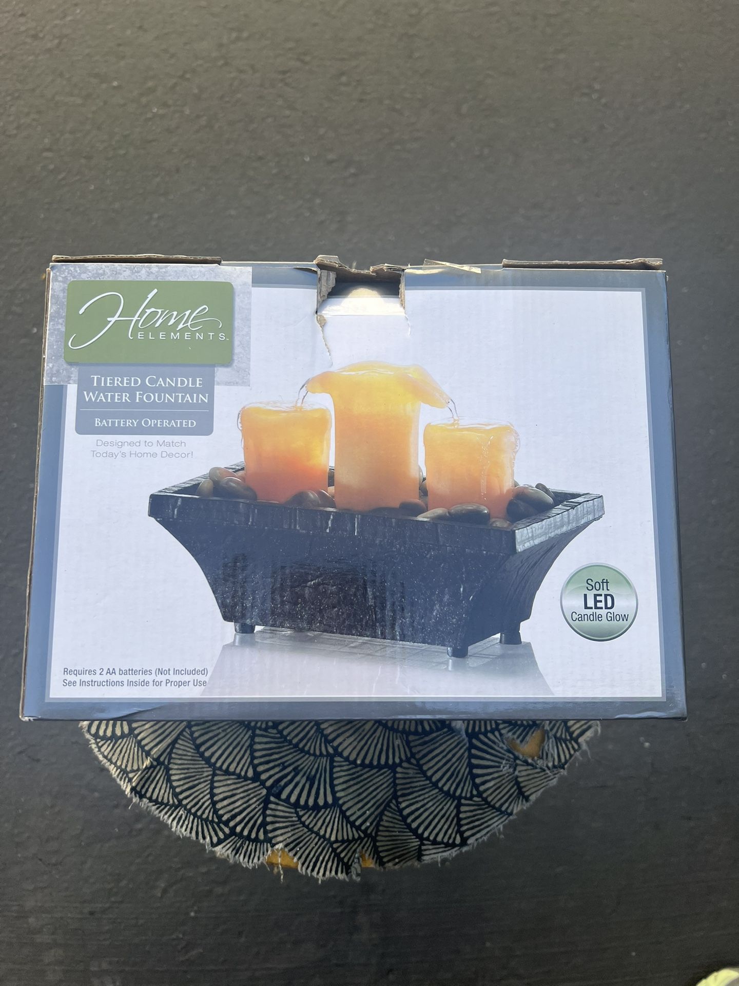 Tiered Candle Water Fountain
