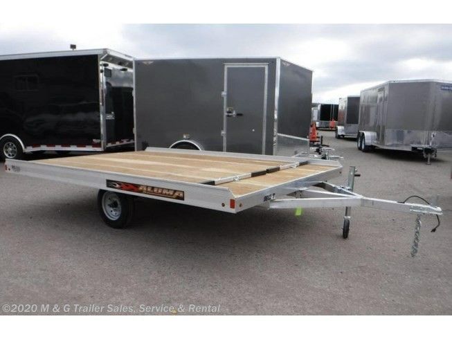 Aluminum trailer with title motorcycle , snowmobile etc.