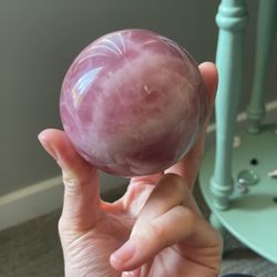 Large Rose Quartz Sphere 