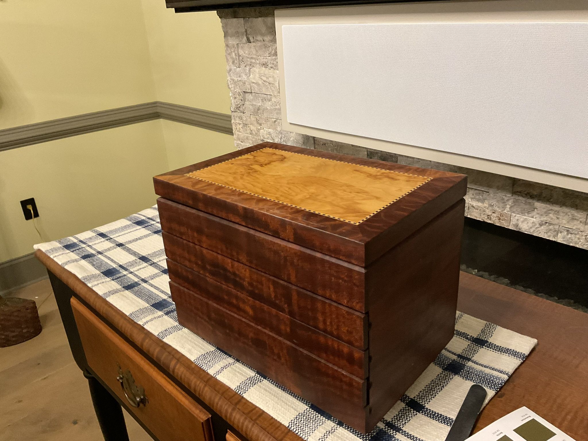 Handmade Wood Jewelry Chest