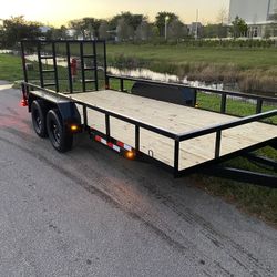 New 7x16 Utility Trailer 