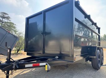 Heavy Duty Smooth Wall Dump Trailer - 12x8