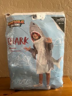 Shark costume child size small5-7