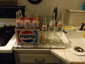 Vintage Complete Pepsi 16 Ounce Case With  3 Bottle