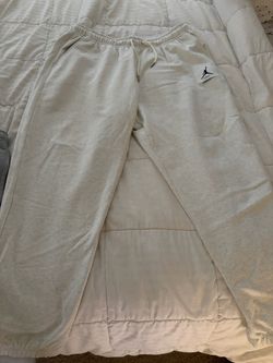 Jordan Fleece Sweatpants cream color xxl