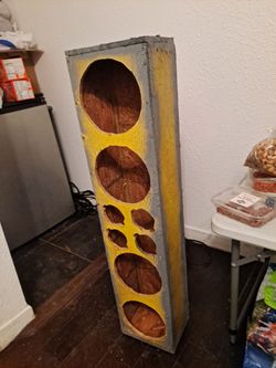 Enclosure for 8-inch speakers and 3.5-inch tweeters