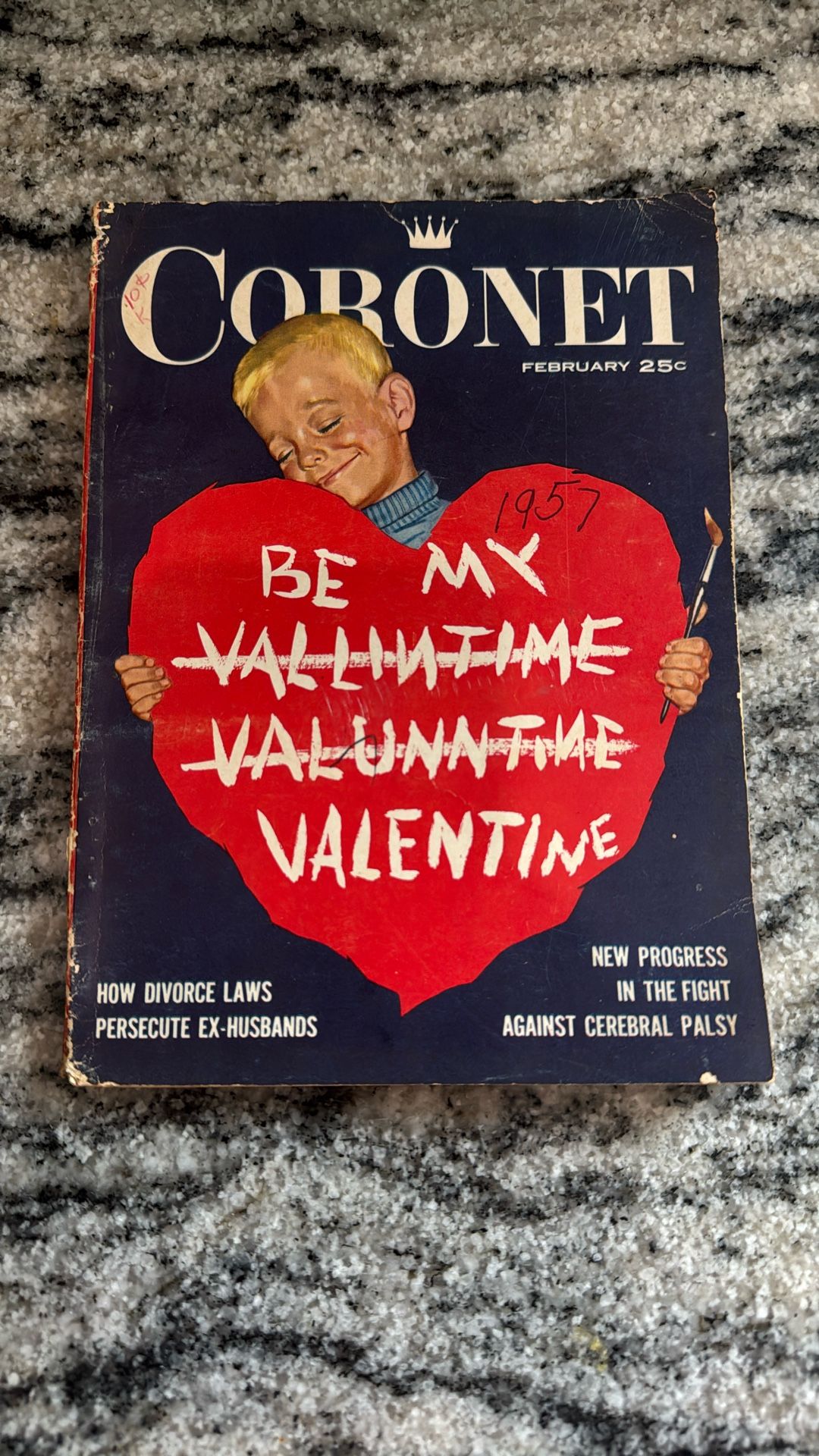 Coronet February 1957 Valentine