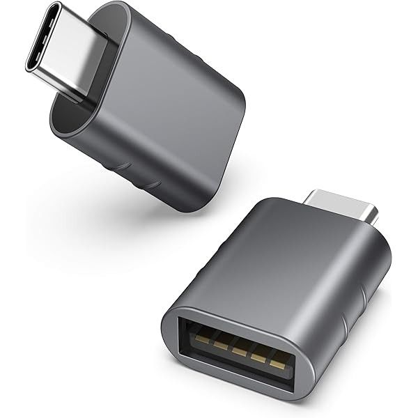 Syntech USB C to USB Adapter Pack of 2 USB C Male to USB 3.0 Female Adapter Compatible with MacBook Pro Air 2024, Microsoft Surface, iPad,Samsung Note