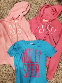 Hollister jackets and teeshirt