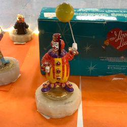 Cute Fat Clown with Yellow Balloon