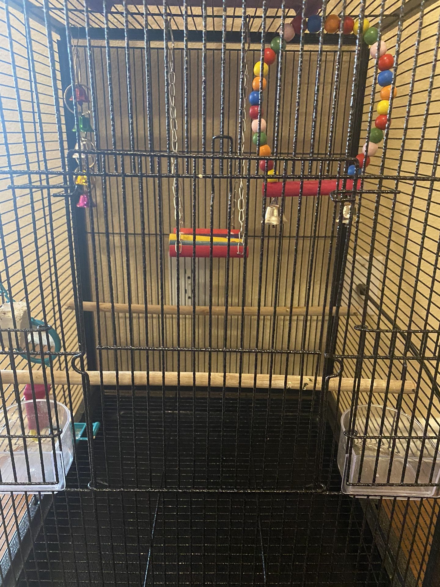 One Large and small Parrot cage