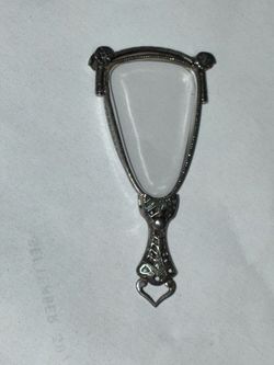 Antique Sterling Lorgnette with fully functional spring