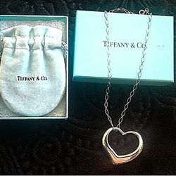 Tiffany & Co. Open Heart Necklace