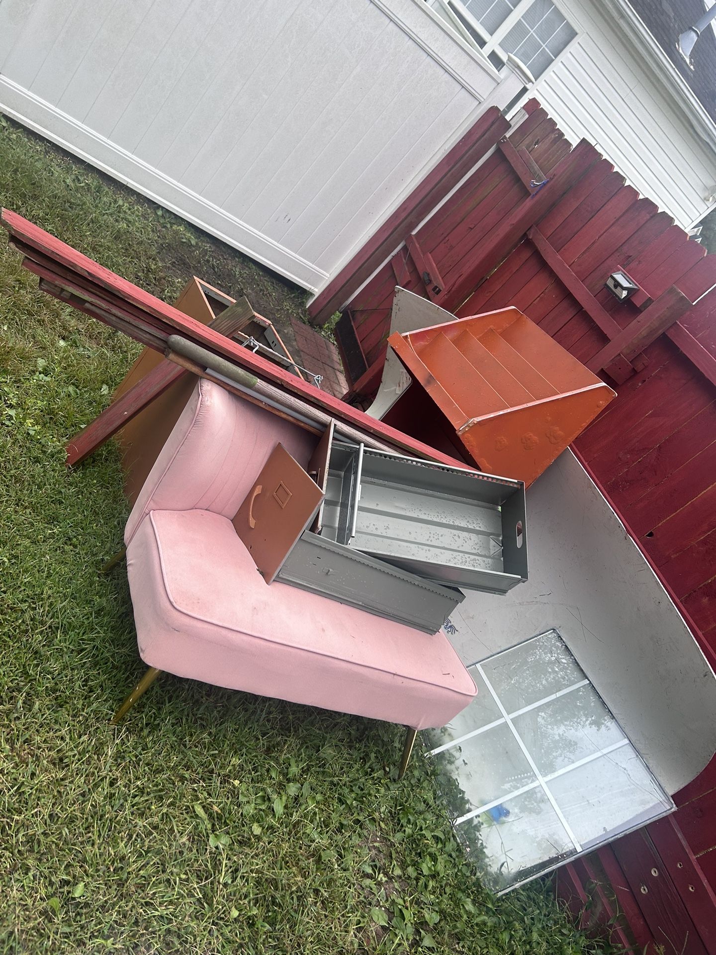 Free New Bathtub Or Free Refrigerator In Exchange For Hauling Of Junk In Backyard