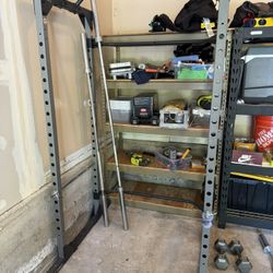 Squat Rack And Weight Set