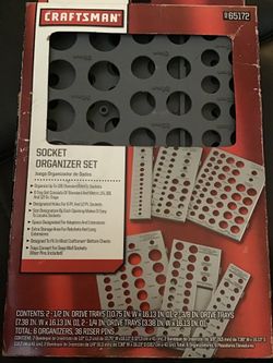Vintage Craftsman Socket Organizer #65172 Please See Pics For More Info.