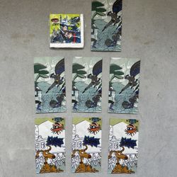 Vintage 1996 DC Comics Batman Robin Rugrats Nickelodeon Party Bags Napkins Lot
