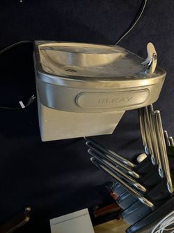 Public Style Water Fountain And Top Load Water Dispenser Hot And Cold 