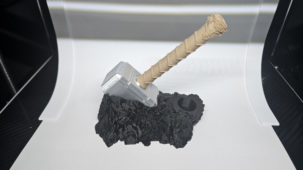 Mjolnir-Inspired Dab Tool/ Carb Cap Holder, 3d Printed