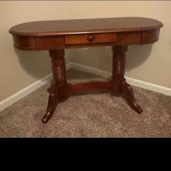 Ashley Solid Wood Cherry Sofa Table