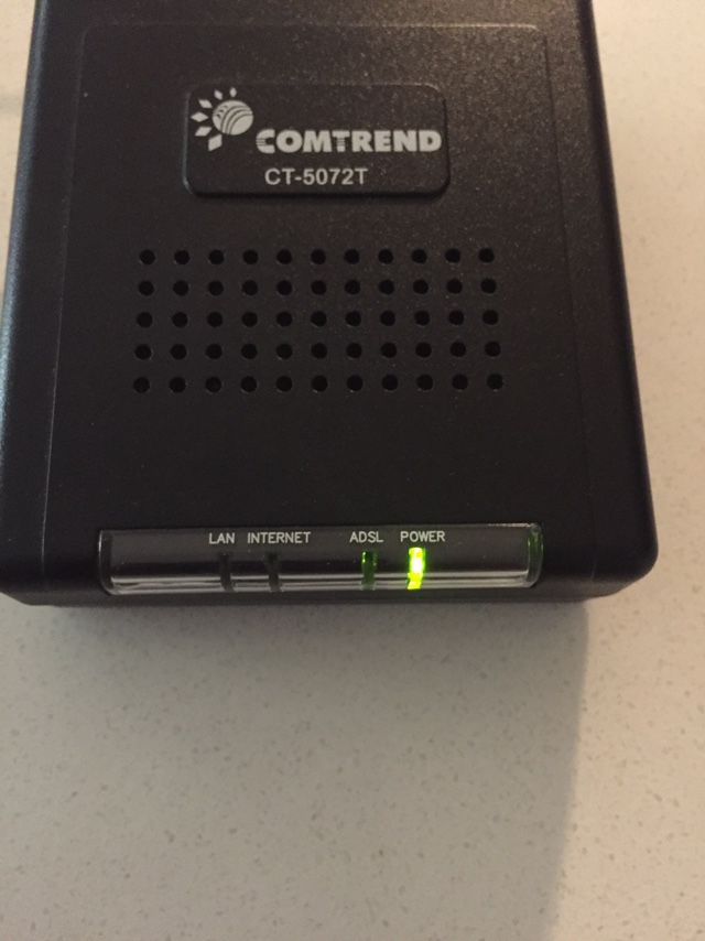 Comtrend - CT-5072T - ADSL2+ Single port Modem Black