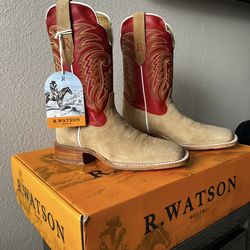Rough out cowboy leather boots
