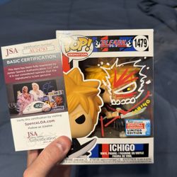 Funko Pop! Ichigo Signed 1479 NYCC Exclusive
