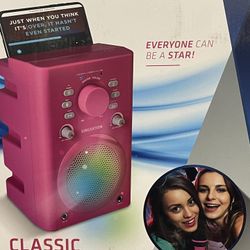 Singsation Compact SPKA30Q Classic Karaoke Party System and Bluetooth Speaker