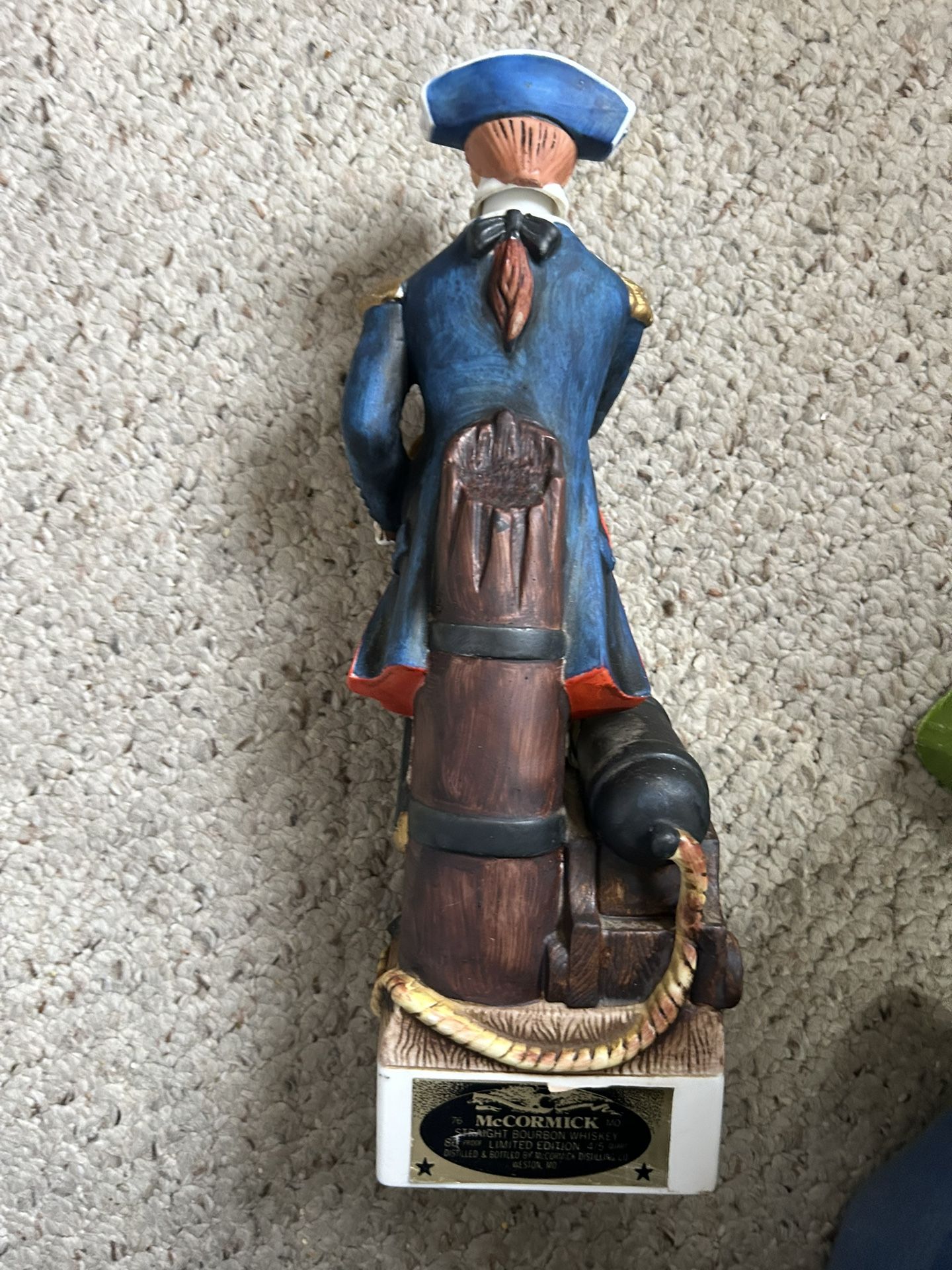 A John Paul Jones 1976 McCormick Liquor Statue