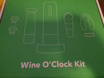 Electric wine opener kit