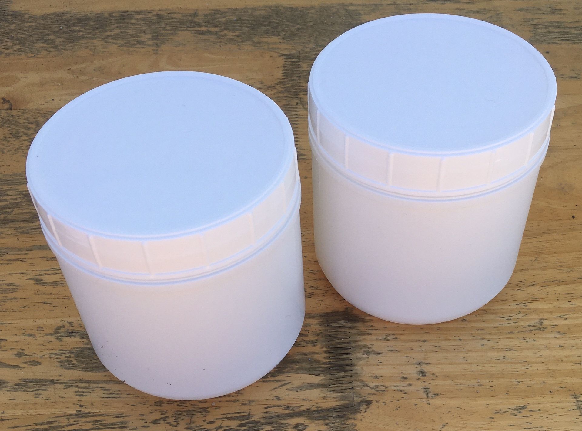 White Plastic Containers