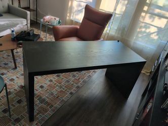 Malm desk Ikea with pullout attachment