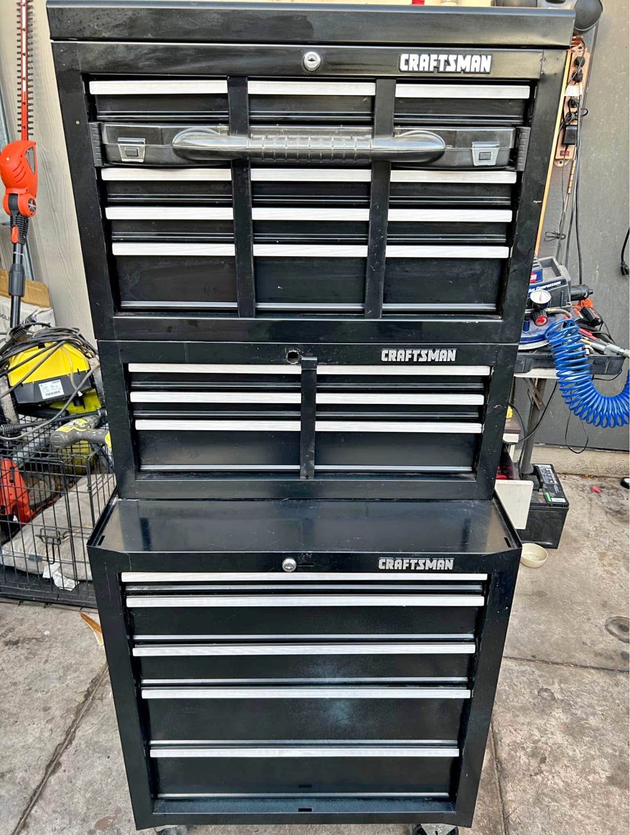 Craftsman Toolbox With Air Tools